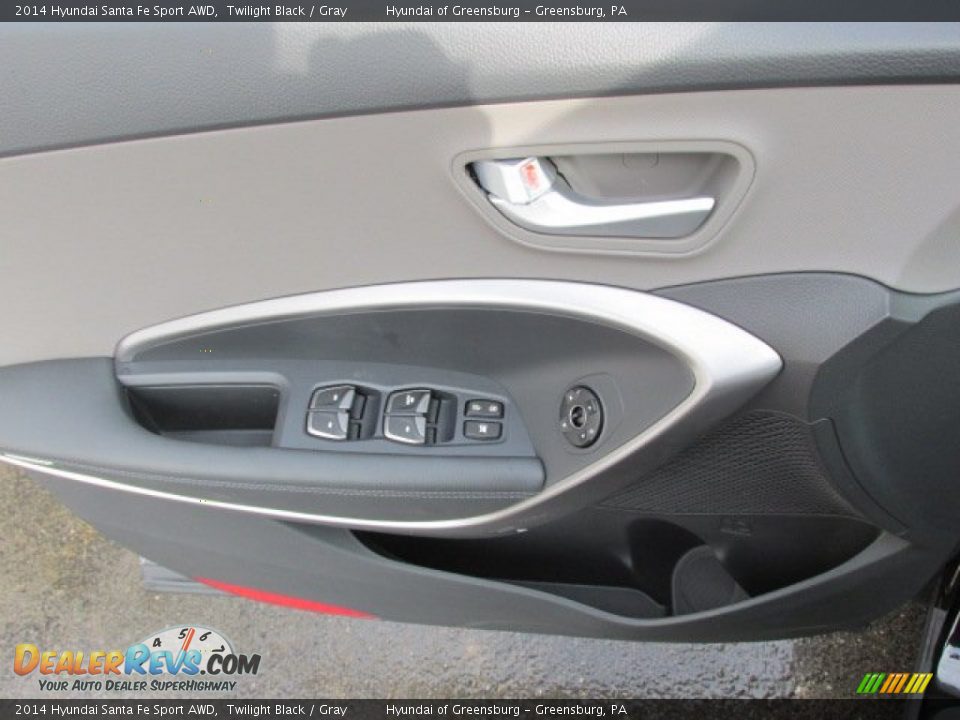 2014 Hyundai Santa Fe Sport AWD Twilight Black / Gray Photo #9