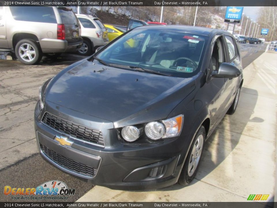 2014 Chevrolet Sonic LS Hatchback Ashen Gray Metallic / Jet Black/Dark Titanium Photo #7