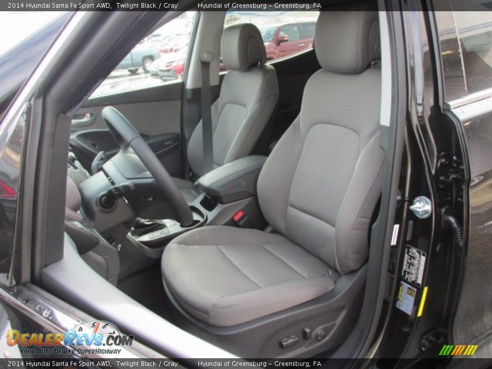 2014 Hyundai Santa Fe Sport AWD Twilight Black / Gray Photo #10
