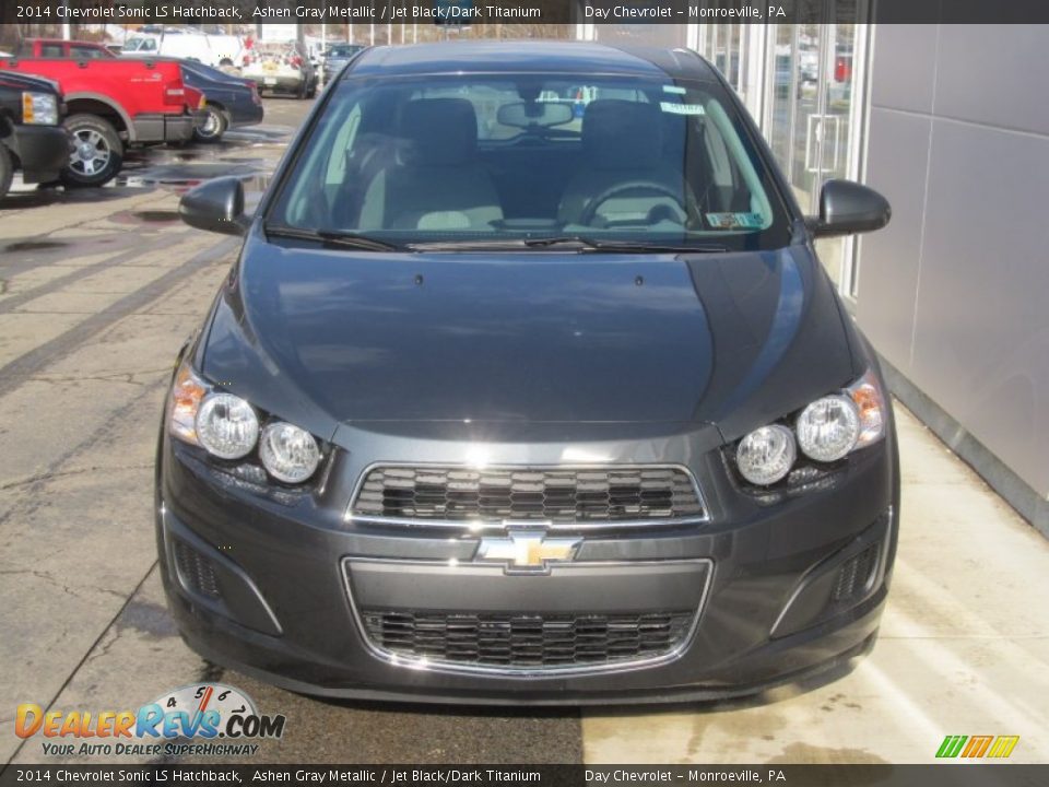 2014 Chevrolet Sonic LS Hatchback Ashen Gray Metallic / Jet Black/Dark Titanium Photo #8