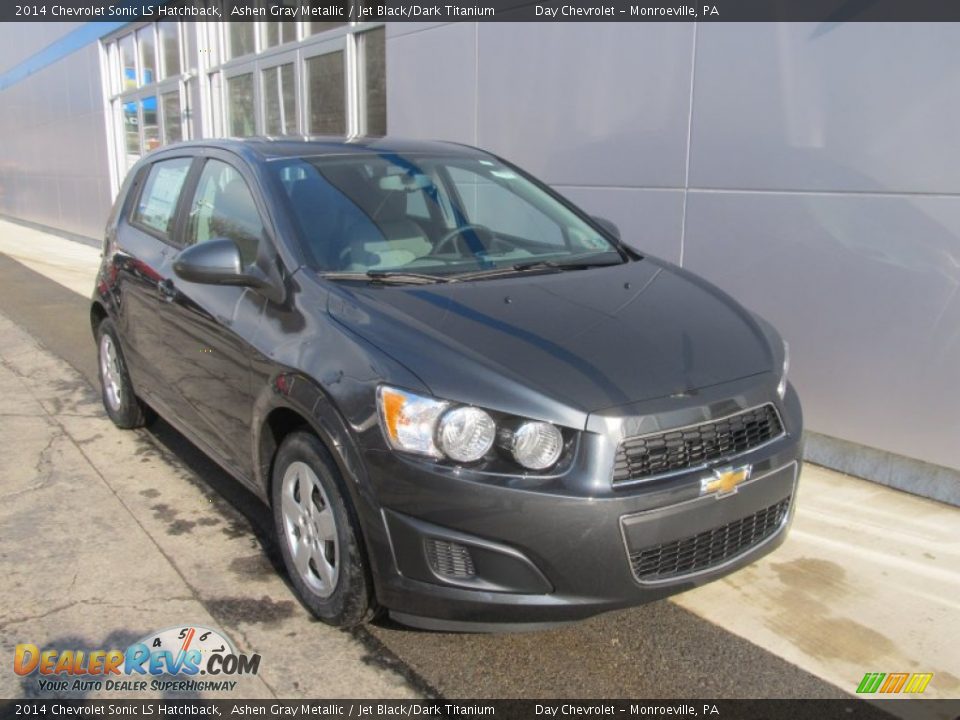 2014 Chevrolet Sonic LS Hatchback Ashen Gray Metallic / Jet Black/Dark Titanium Photo #9