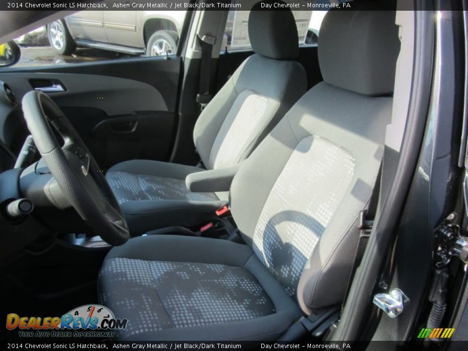 2014 Chevrolet Sonic LS Hatchback Ashen Gray Metallic / Jet Black/Dark Titanium Photo #11