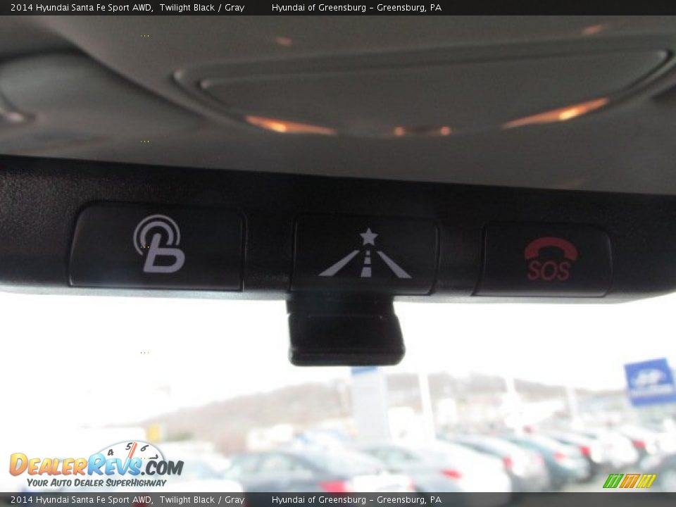 2014 Hyundai Santa Fe Sport AWD Twilight Black / Gray Photo #15
