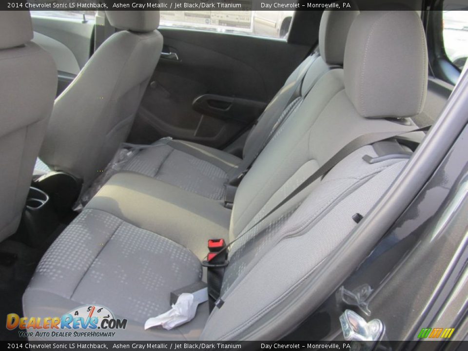 2014 Chevrolet Sonic LS Hatchback Ashen Gray Metallic / Jet Black/Dark Titanium Photo #12