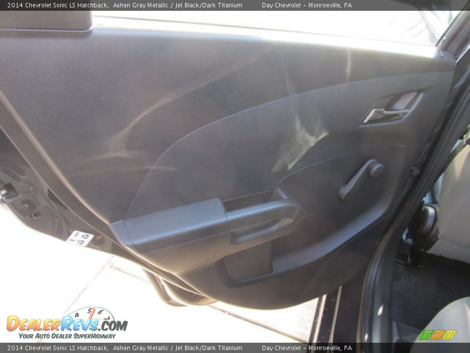 2014 Chevrolet Sonic LS Hatchback Ashen Gray Metallic / Jet Black/Dark Titanium Photo #13