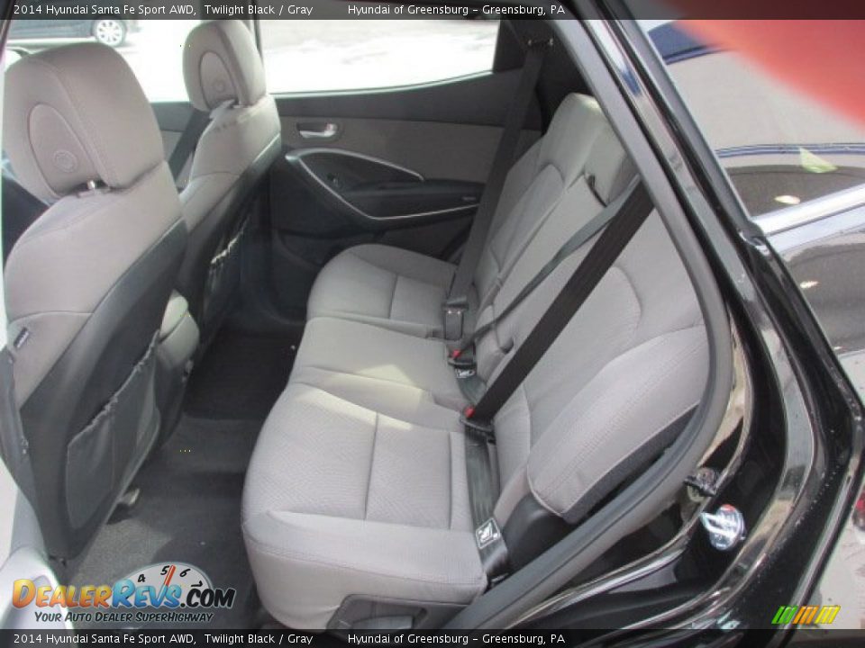 2014 Hyundai Santa Fe Sport AWD Twilight Black / Gray Photo #17