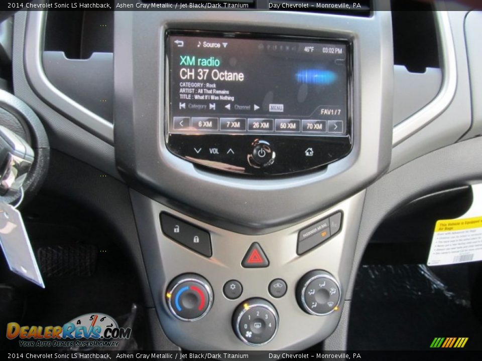 2014 Chevrolet Sonic LS Hatchback Ashen Gray Metallic / Jet Black/Dark Titanium Photo #15