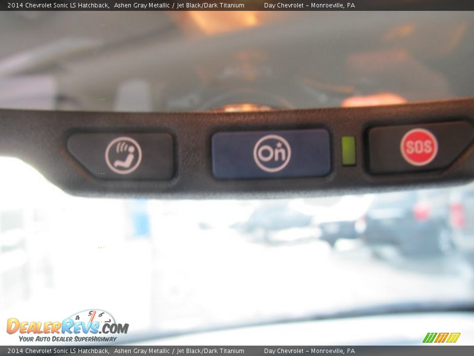 2014 Chevrolet Sonic LS Hatchback Ashen Gray Metallic / Jet Black/Dark Titanium Photo #17