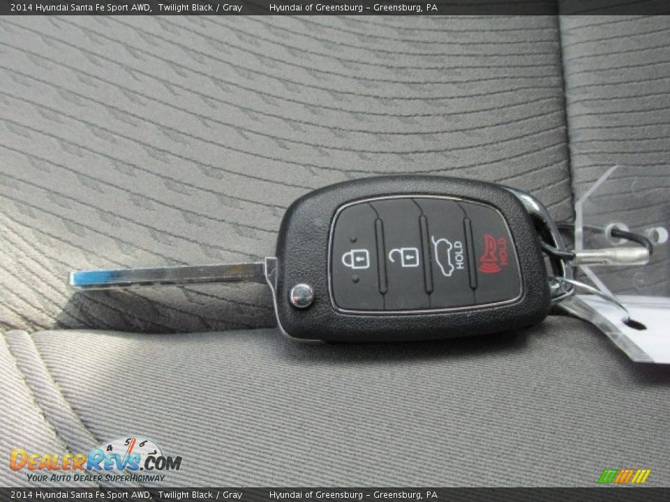 2014 Hyundai Santa Fe Sport AWD Twilight Black / Gray Photo #19