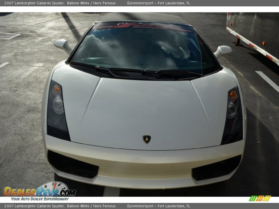 2007 Lamborghini Gallardo Spyder Balloon White / Nero Perseus Photo #62