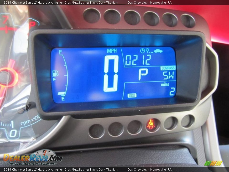 2014 Chevrolet Sonic LS Hatchback Ashen Gray Metallic / Jet Black/Dark Titanium Photo #20