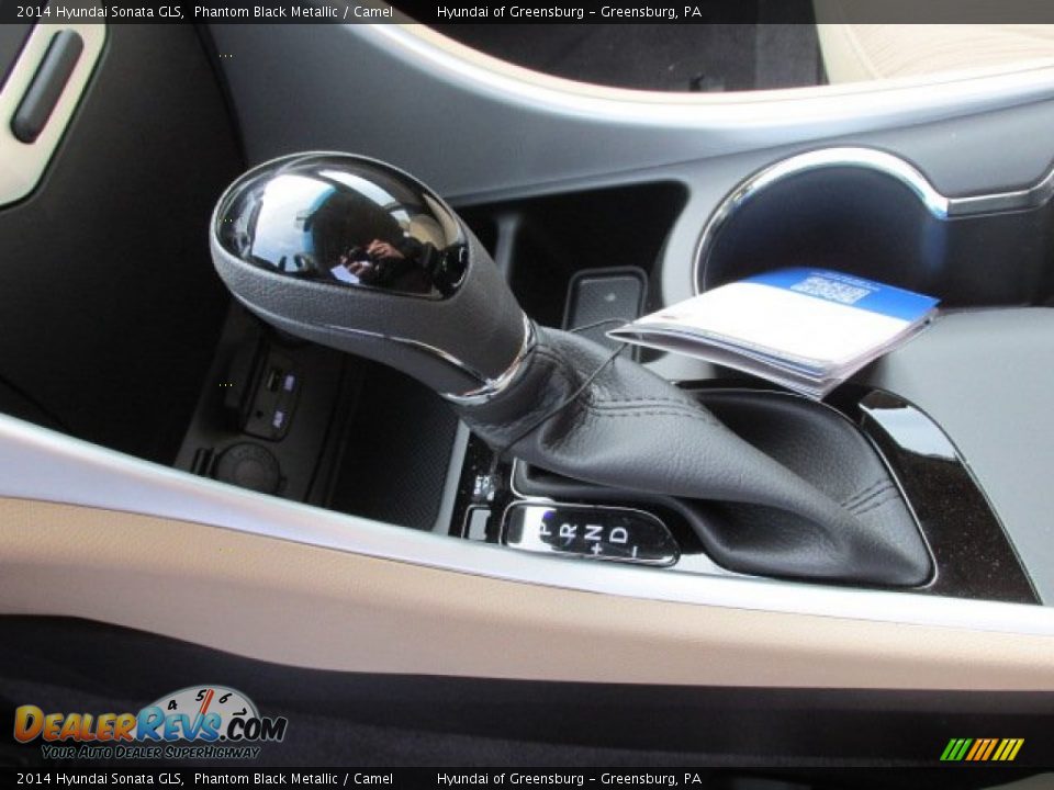 2014 Hyundai Sonata GLS Phantom Black Metallic / Camel Photo #11