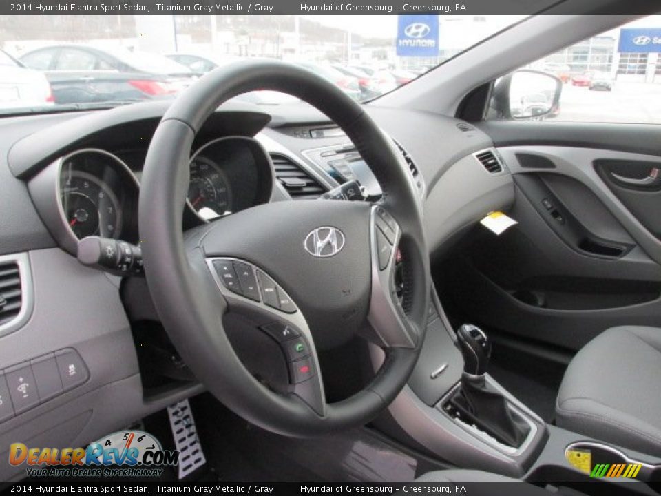 2014 Hyundai Elantra Sport Sedan Steering Wheel Photo #11