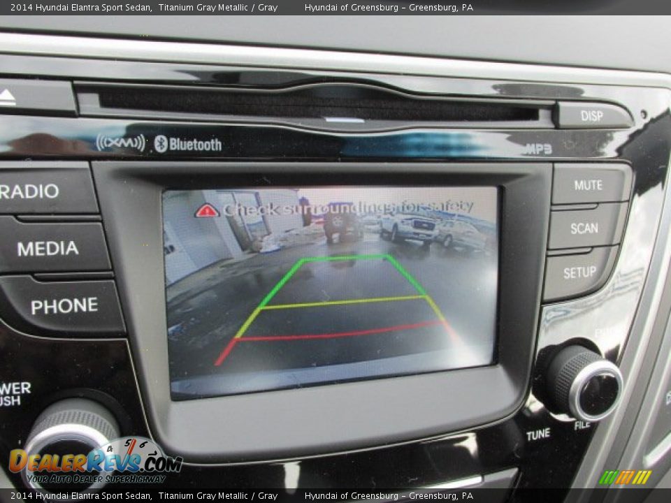 2014 Hyundai Elantra Sport Sedan Titanium Gray Metallic / Gray Photo #17