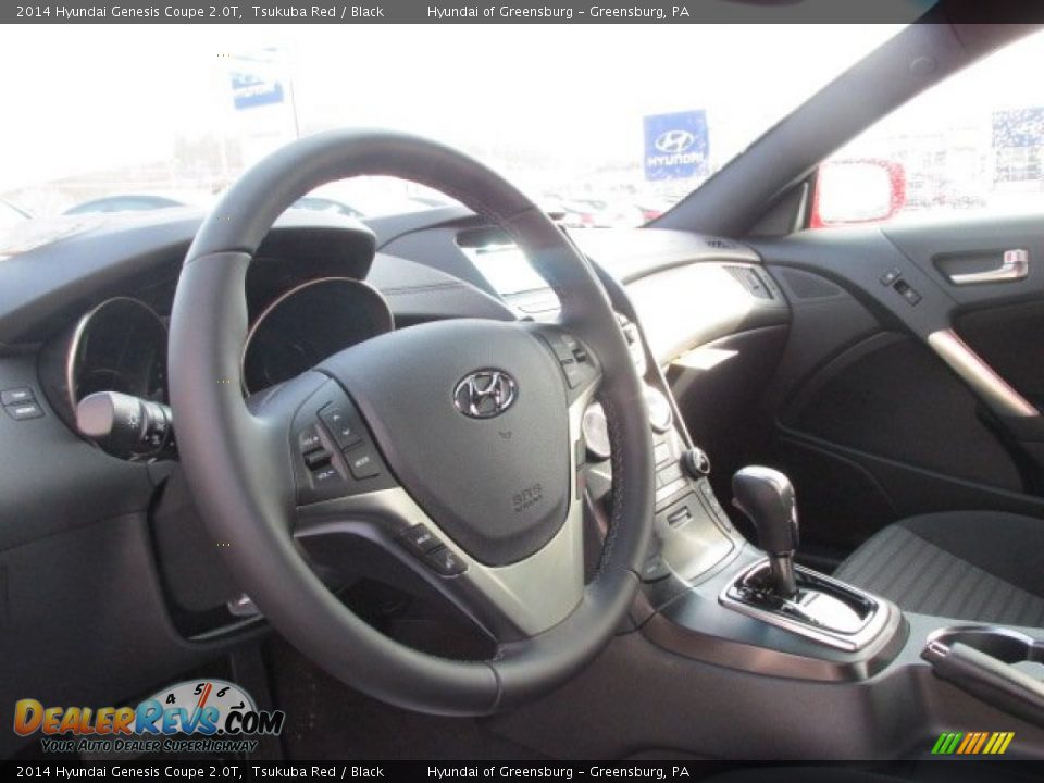 2014 Hyundai Genesis Coupe 2.0T Steering Wheel Photo #9