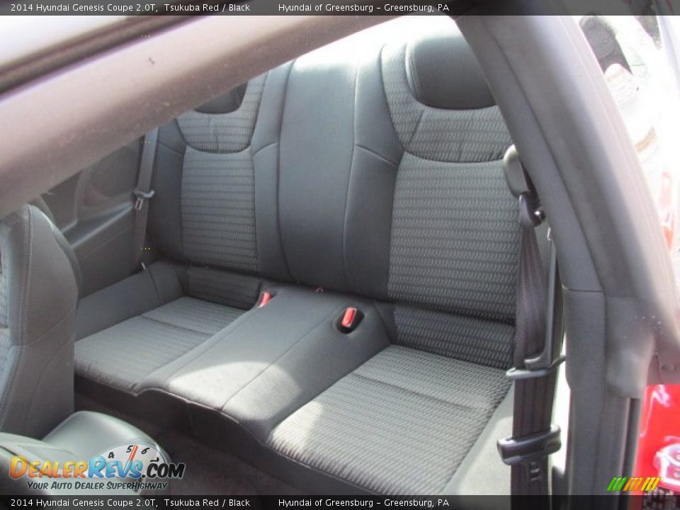 Rear Seat of 2014 Hyundai Genesis Coupe 2.0T Photo #18