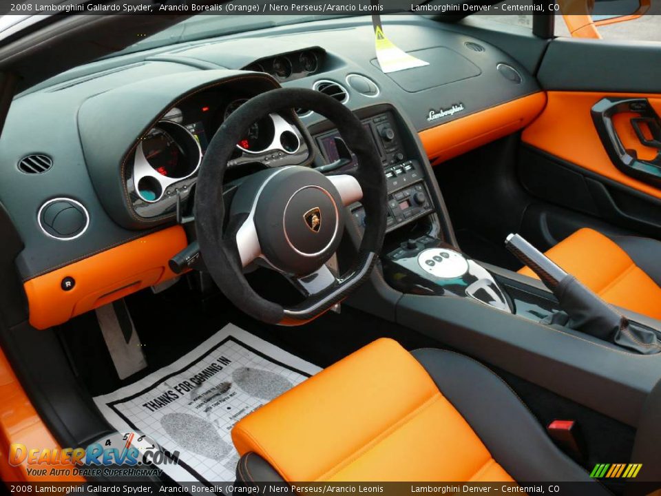 Dashboard of 2008 Lamborghini Gallardo Spyder Photo #36
