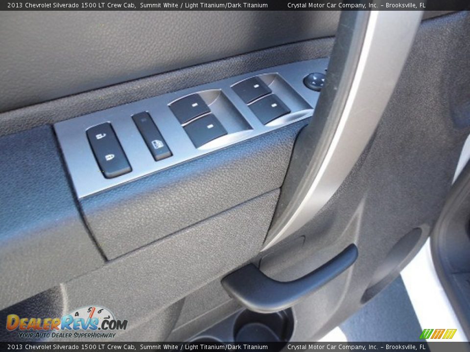2013 Chevrolet Silverado 1500 LT Crew Cab Summit White / Light Titanium/Dark Titanium Photo #17