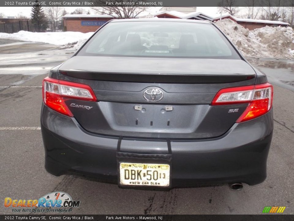 2012 Toyota Camry SE Cosmic Gray Mica / Black Photo #4