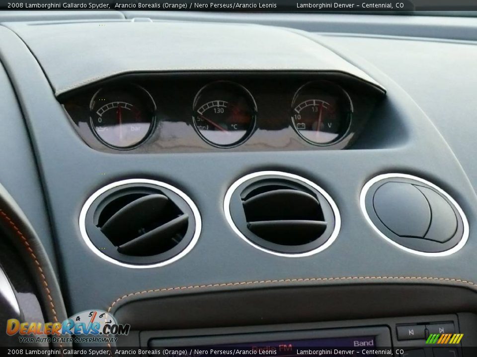 2008 Lamborghini Gallardo Spyder Arancio Borealis (Orange) / Nero Perseus/Arancio Leonis Photo #39