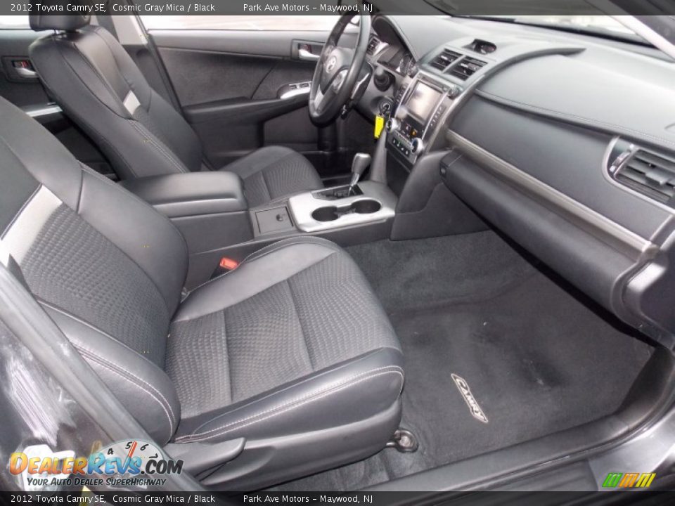 2012 Toyota Camry SE Cosmic Gray Mica / Black Photo #8