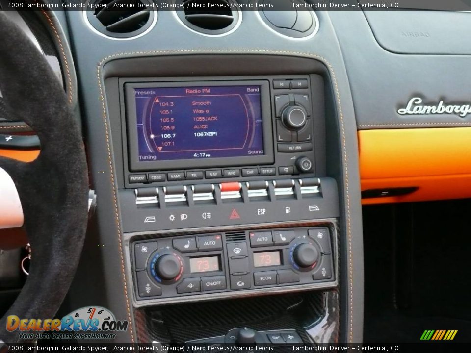 Controls of 2008 Lamborghini Gallardo Spyder Photo #40