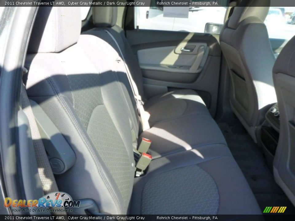 2011 Chevrolet Traverse LT AWD Cyber Gray Metallic / Dark Gray/Light Gray Photo #14
