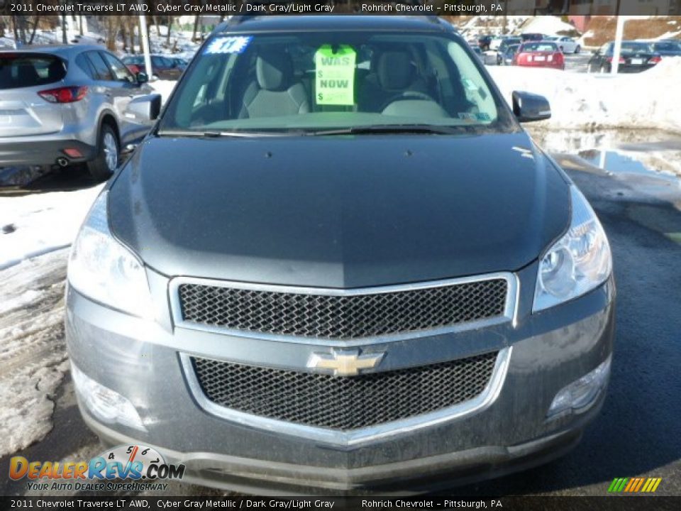 2011 Chevrolet Traverse LT AWD Cyber Gray Metallic / Dark Gray/Light Gray Photo #18