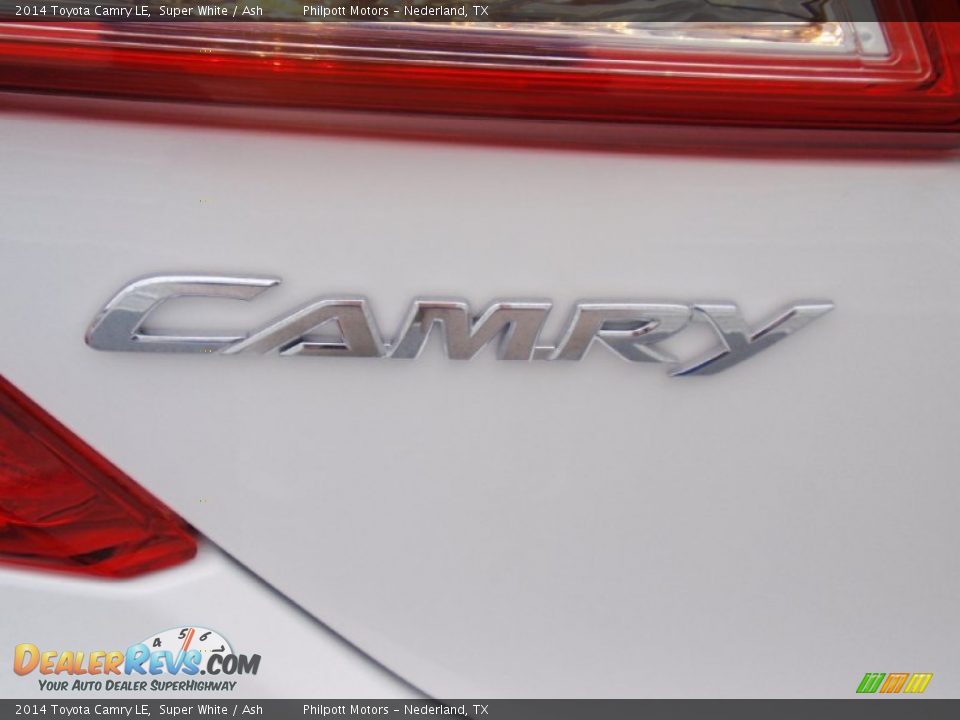 2014 Toyota Camry LE Super White / Ash Photo #13