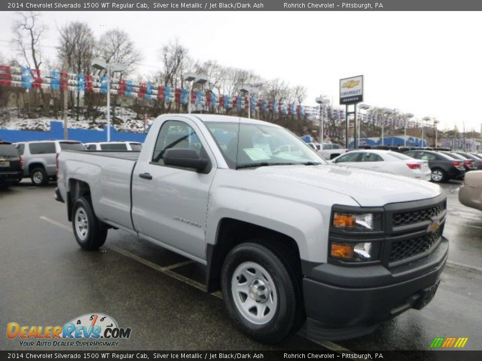 2014 Chevrolet Silverado 1500 WT Regular Cab Silver Ice Metallic / Jet Black/Dark Ash Photo #1
