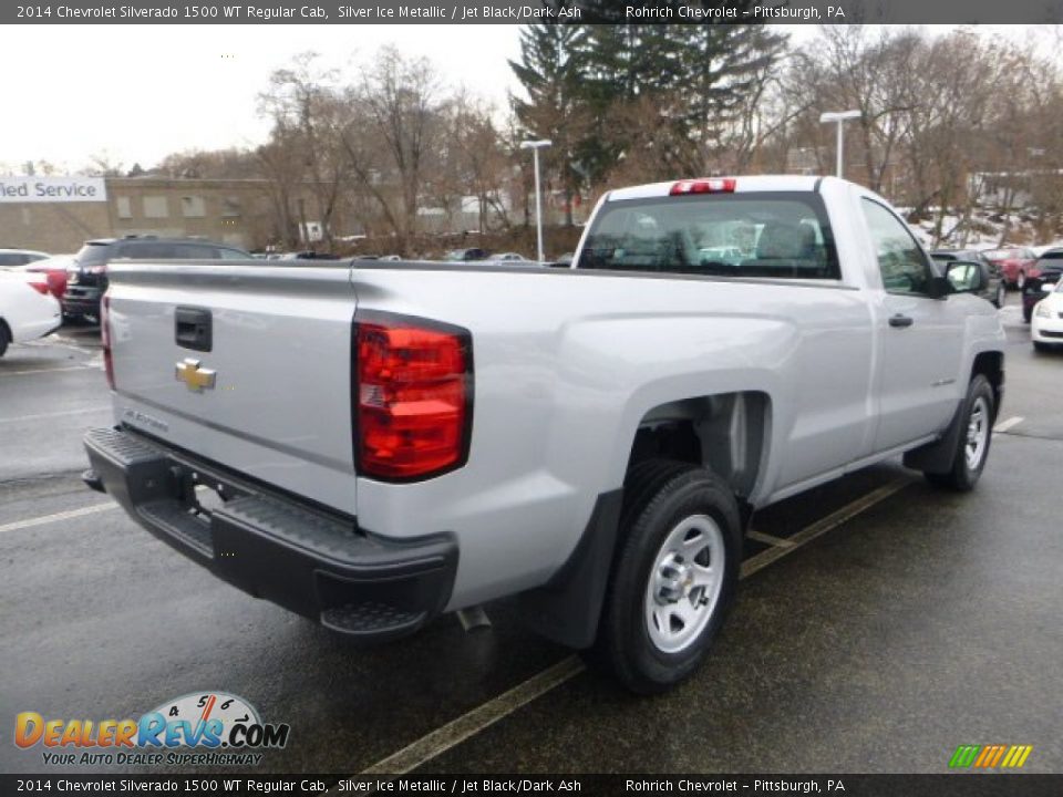 2014 Chevrolet Silverado 1500 WT Regular Cab Silver Ice Metallic / Jet Black/Dark Ash Photo #3