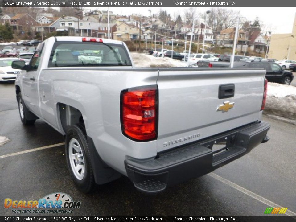 2014 Chevrolet Silverado 1500 WT Regular Cab Silver Ice Metallic / Jet Black/Dark Ash Photo #5