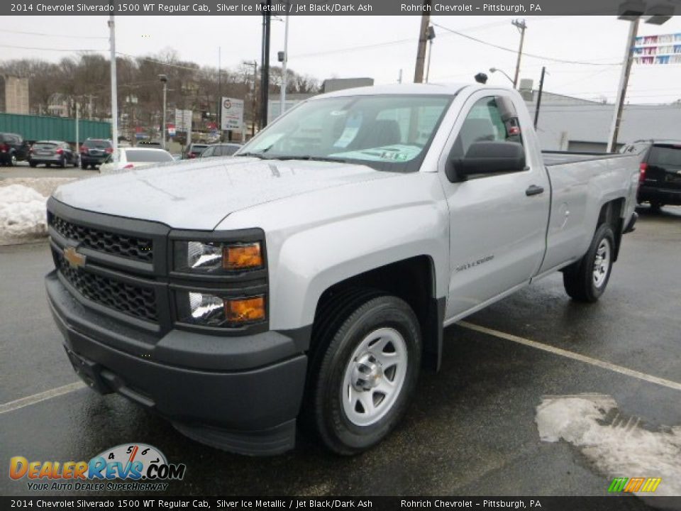 Front 3/4 View of 2014 Chevrolet Silverado 1500 WT Regular Cab Photo #7