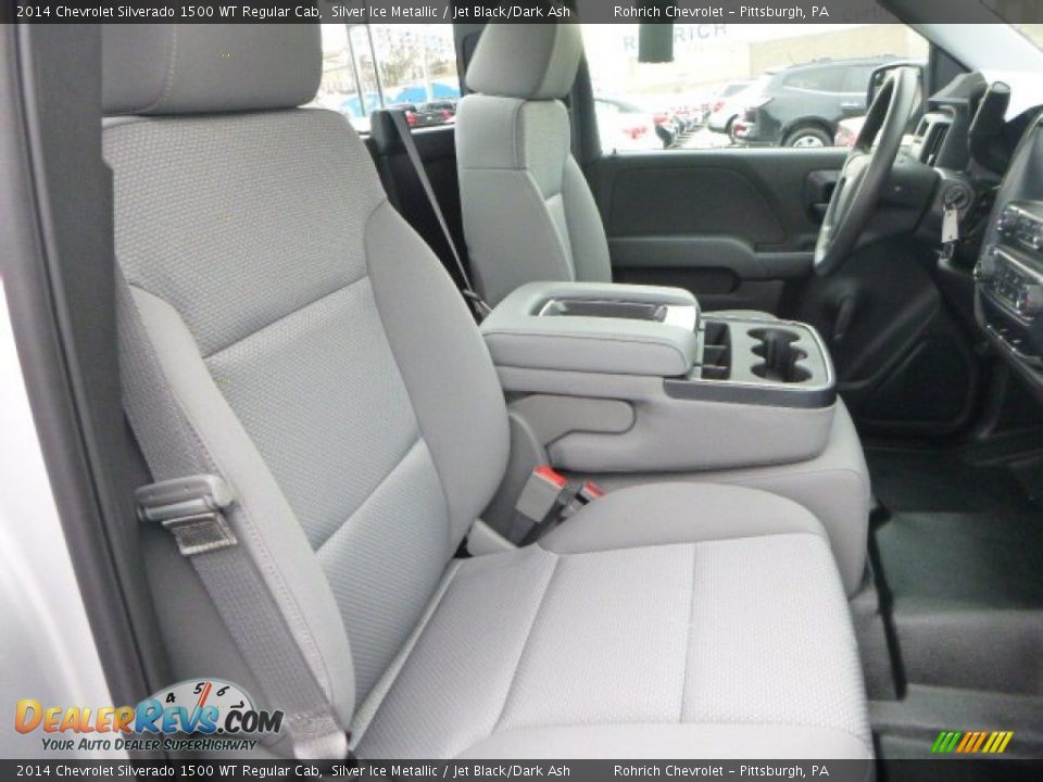 2014 Chevrolet Silverado 1500 WT Regular Cab Silver Ice Metallic / Jet Black/Dark Ash Photo #10