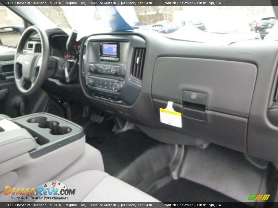 2014 Chevrolet Silverado 1500 WT Regular Cab Silver Ice Metallic / Jet Black/Dark Ash Photo #11