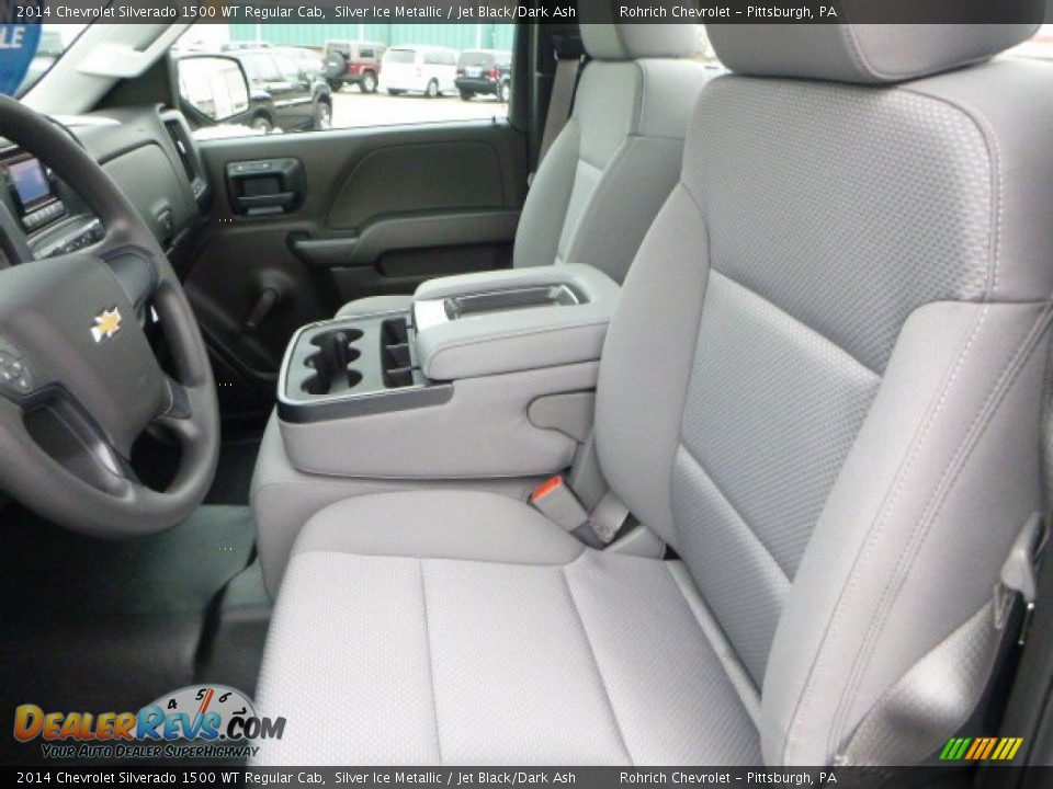 2014 Chevrolet Silverado 1500 WT Regular Cab Silver Ice Metallic / Jet Black/Dark Ash Photo #13