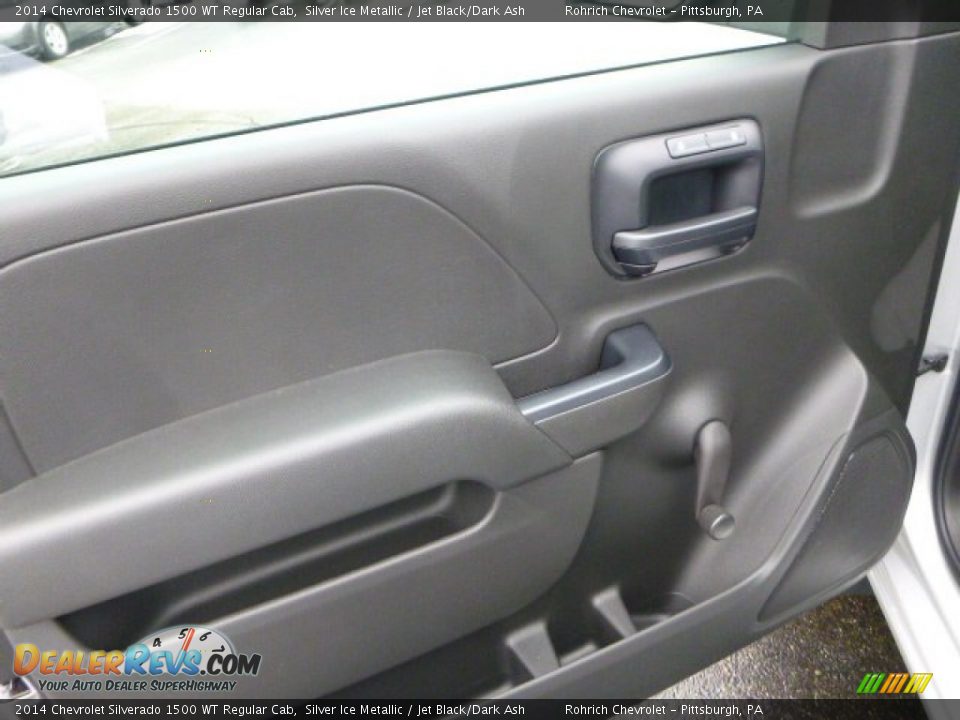 2014 Chevrolet Silverado 1500 WT Regular Cab Silver Ice Metallic / Jet Black/Dark Ash Photo #15