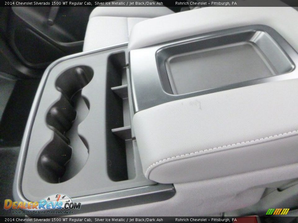 2014 Chevrolet Silverado 1500 WT Regular Cab Silver Ice Metallic / Jet Black/Dark Ash Photo #16