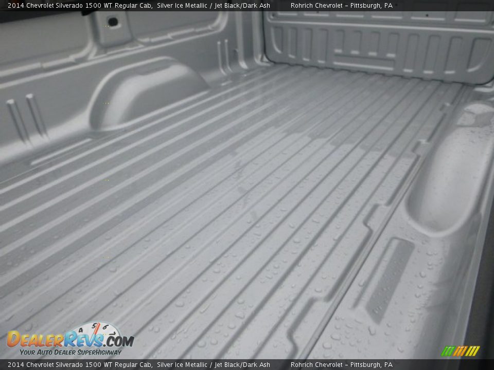 2014 Chevrolet Silverado 1500 WT Regular Cab Silver Ice Metallic / Jet Black/Dark Ash Photo #17