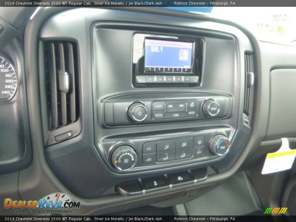 2014 Chevrolet Silverado 1500 WT Regular Cab Silver Ice Metallic / Jet Black/Dark Ash Photo #18