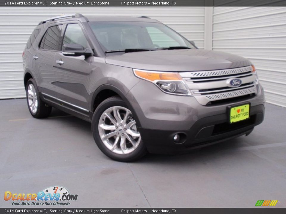2014 Ford Explorer XLT Sterling Gray / Medium Light Stone Photo #1