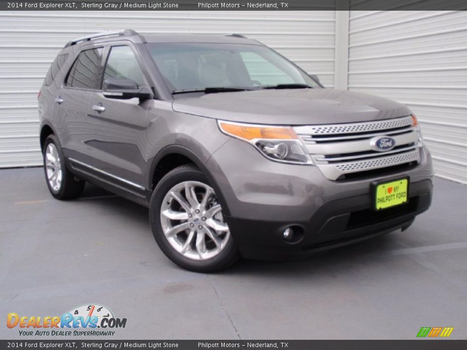 2014 Ford Explorer XLT Sterling Gray / Medium Light Stone Photo #2