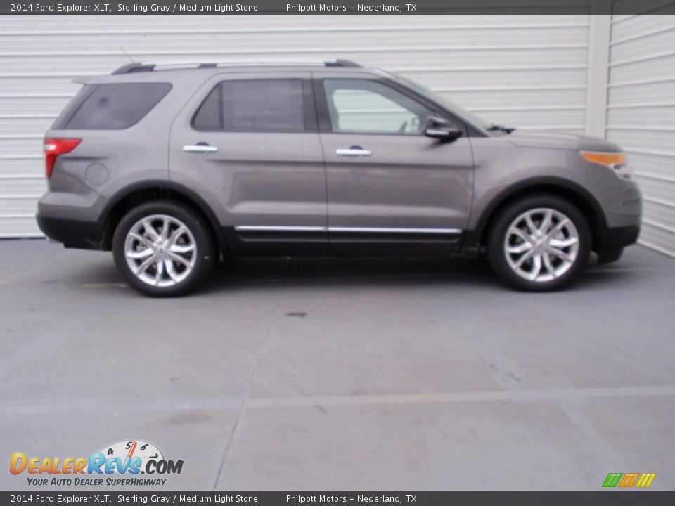 2014 Ford Explorer XLT Sterling Gray / Medium Light Stone Photo #3