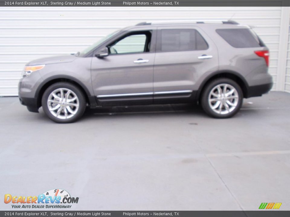 2014 Ford Explorer XLT Sterling Gray / Medium Light Stone Photo #6