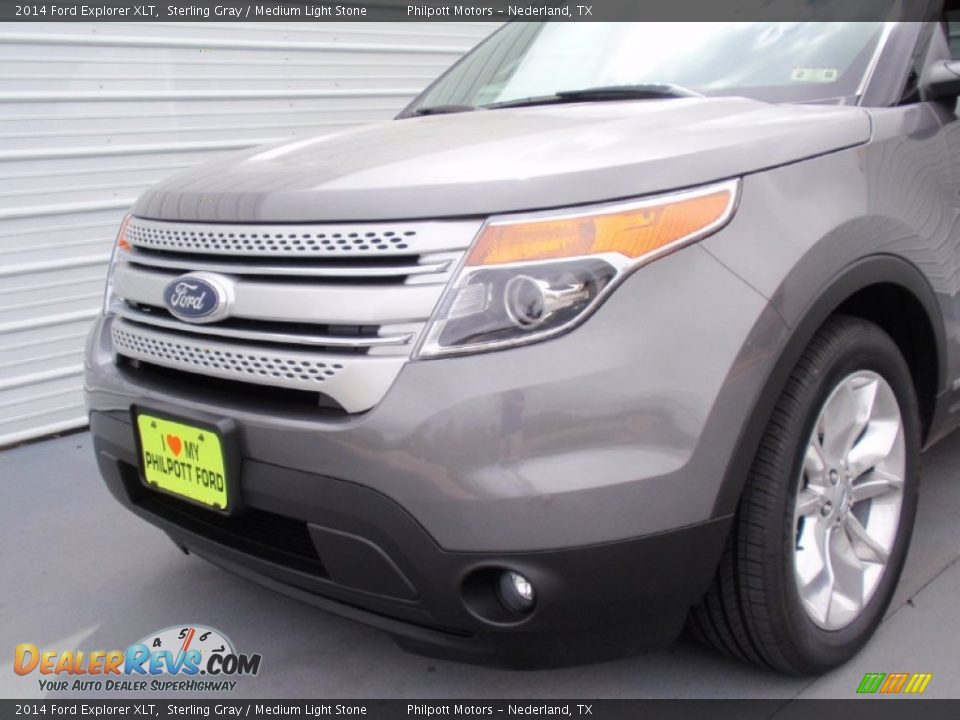 2014 Ford Explorer XLT Sterling Gray / Medium Light Stone Photo #11