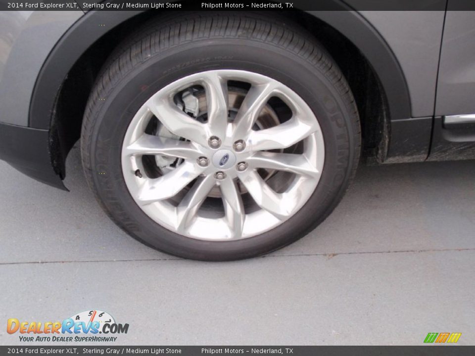 2014 Ford Explorer XLT Sterling Gray / Medium Light Stone Photo #12