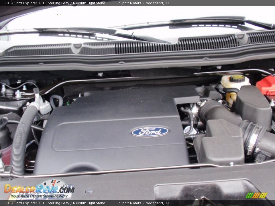 2014 Ford Explorer XLT Sterling Gray / Medium Light Stone Photo #18
