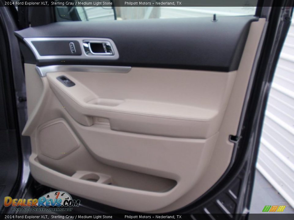 2014 Ford Explorer XLT Sterling Gray / Medium Light Stone Photo #19
