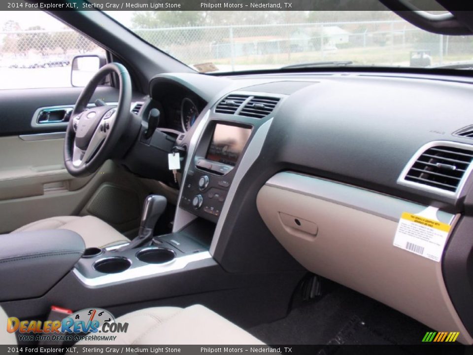 2014 Ford Explorer XLT Sterling Gray / Medium Light Stone Photo #20