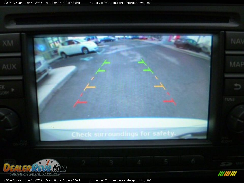 2014 Nissan Juke SL AWD Pearl White / Black/Red Photo #18